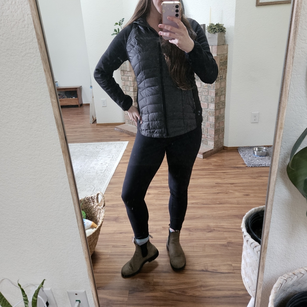 Black Down Feather Jacket